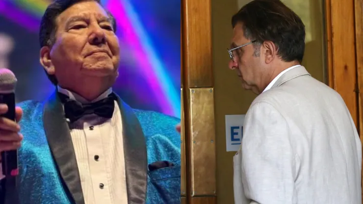 Aníbal Mosa llegó al velorio de Tommy Rey a dejar emotivo presente.