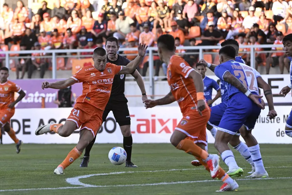 Cobreloa consiguió un importante triunfo por 4-2 ante Deportes Antofagasta. (Foto: Photosport)