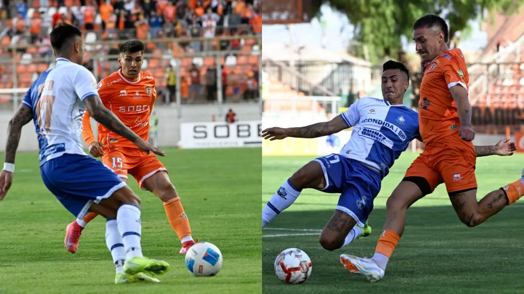 Alex Valdés y Leandro Barrera terminaron con molestias físicas tras el encuentro de Cobreloa ante Deportes Antofagasta. (Foto: Photosport)