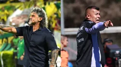 Jorge Almirón y Leonel Álvarez se verán las caras este próximo martes en la Copa Libertadores.