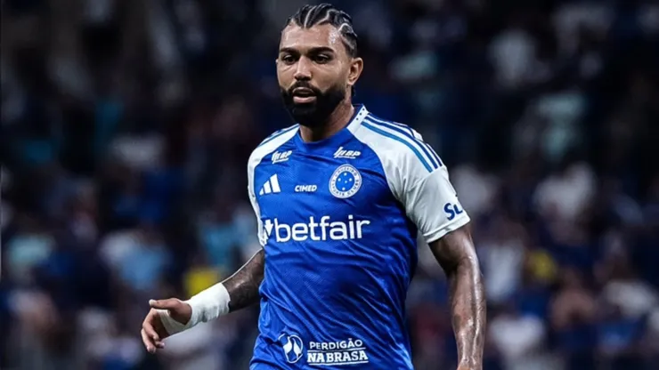 Gabigol festejó como un referente de Universidad de Chile.