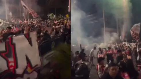 Hinchas de Colo Colo llegaron en masa para un nuevo arengazo