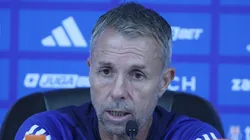 Gustavo Álvarez emocionó a los hinchas de Universidad de Chile en conferencia de prensa.