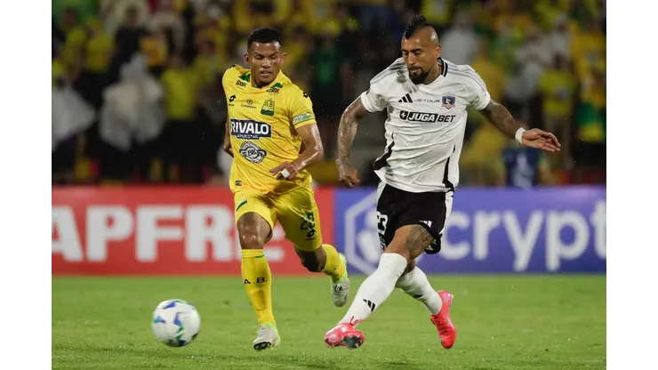 Arturo Vidal valora después de todo el empate de Colo Colo en Colombia.