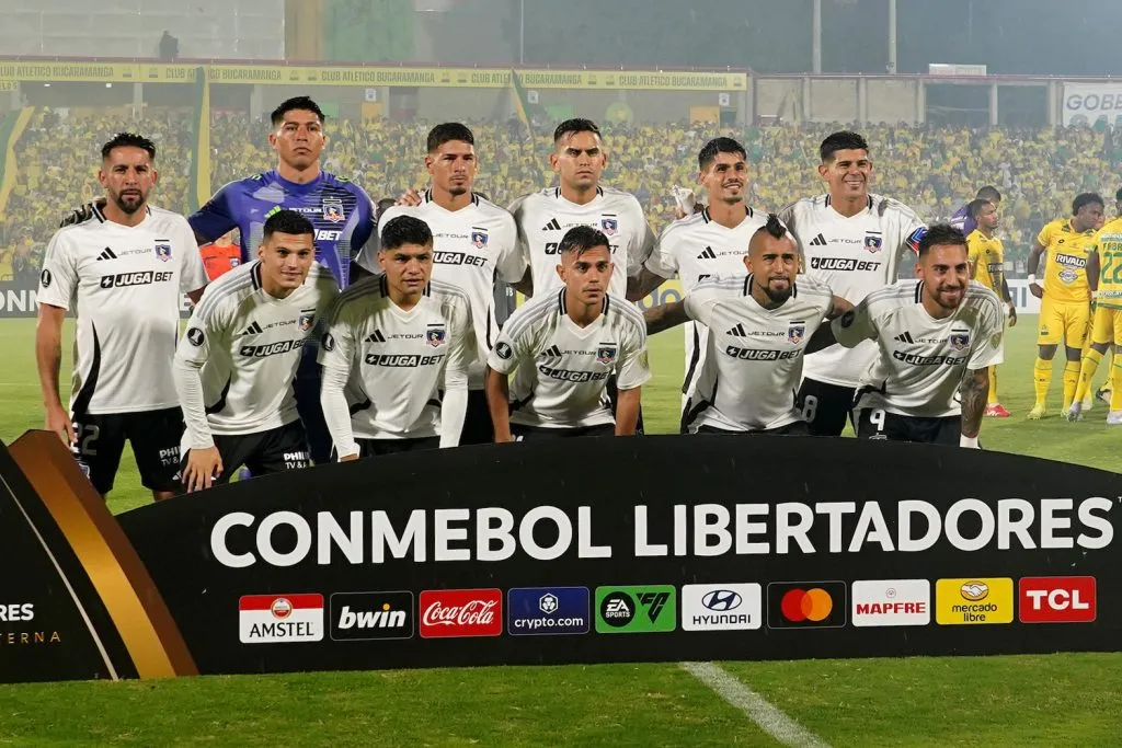 Colo Colo se trajo un punto de su visita al Atlético Bucaramanga en el estreno del Grupo F de la Copa Libertadores 2025. (Foto: Vizzor image/Photosport)