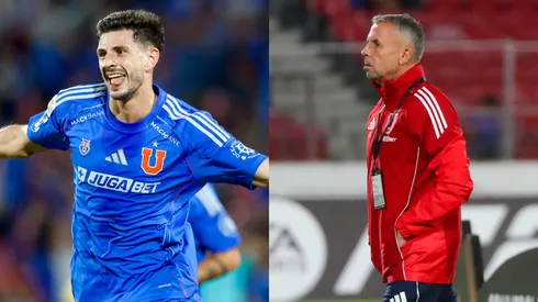 Lucas Di Yorio y Gustavo Álvarez hablaron en el Nacional previo al compromiso por la fecha 1 del Grupo A de la Copa Libertadores. (Foto: Photosport)