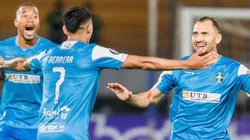 San Antonio Bulo Bulo da la primera sorpresa de la Copa Libertadores. (Foto: Libertadores)