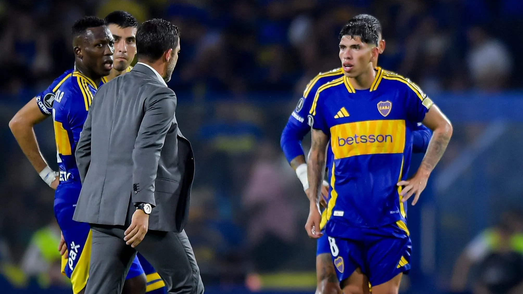 Carlos Palacios acató el castigo de Fernando Gago en Boca Juniors. (Foto: Getty Images)