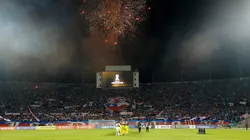La fiesta que se desató en el coloso de Ñuñoa llamó la atención de más de algún fanático del fútbol.