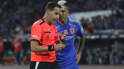 Gustavo Álvarez explica por qué sacó a Leandro Fernández.