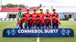 La Roja jugará ante Paraguay por el Sudamericano Sub-17. (Foto: Conmebol)