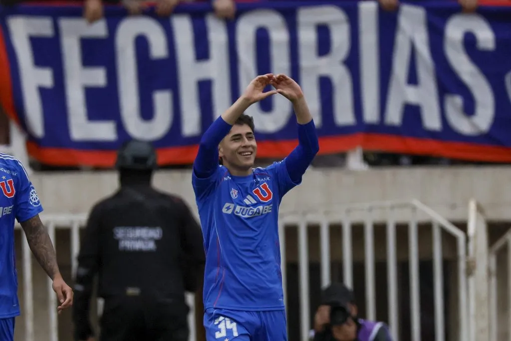 Flavio Moya convirtió su primer tanto en el profesionalismo con la camiseta de la U | FOTO: Andres Pina/Photosport