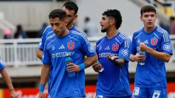 Romai Ugarte perdió la paciencia con Lucas Assadi (Photosport).