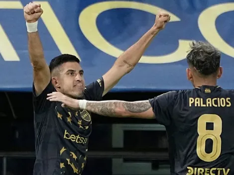 Carlos Palacios brilló en el triunfo de Boca con pase magistral a Cavani