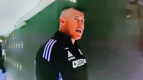Jorge Almirón tuvo su noche de furia en Pedrero luego el empate contra Wanderers.