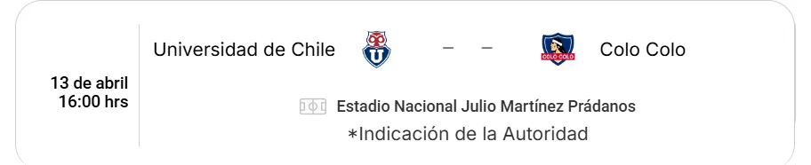 La ANFP confirmó el cambio de hora del Superclásico