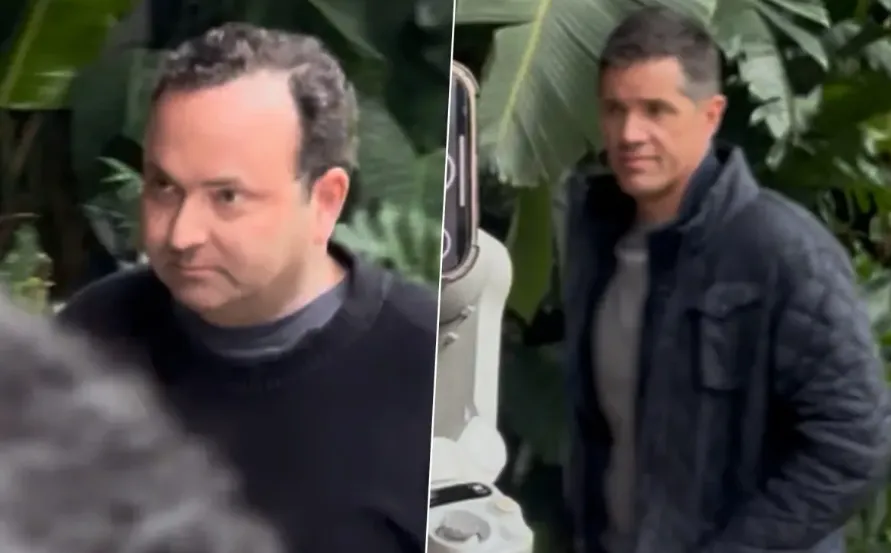 El abogado José Ramón Correa y el presidente Michael Clark en Argentina | FOTO