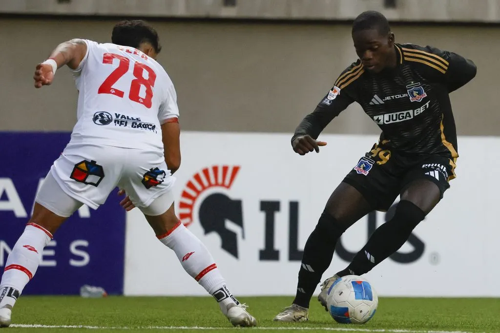 Manley Clerveaux debutó con el primer equipo de Colo Colo en la Copa Chile. (Foto: Andrés Pina/Photosport)