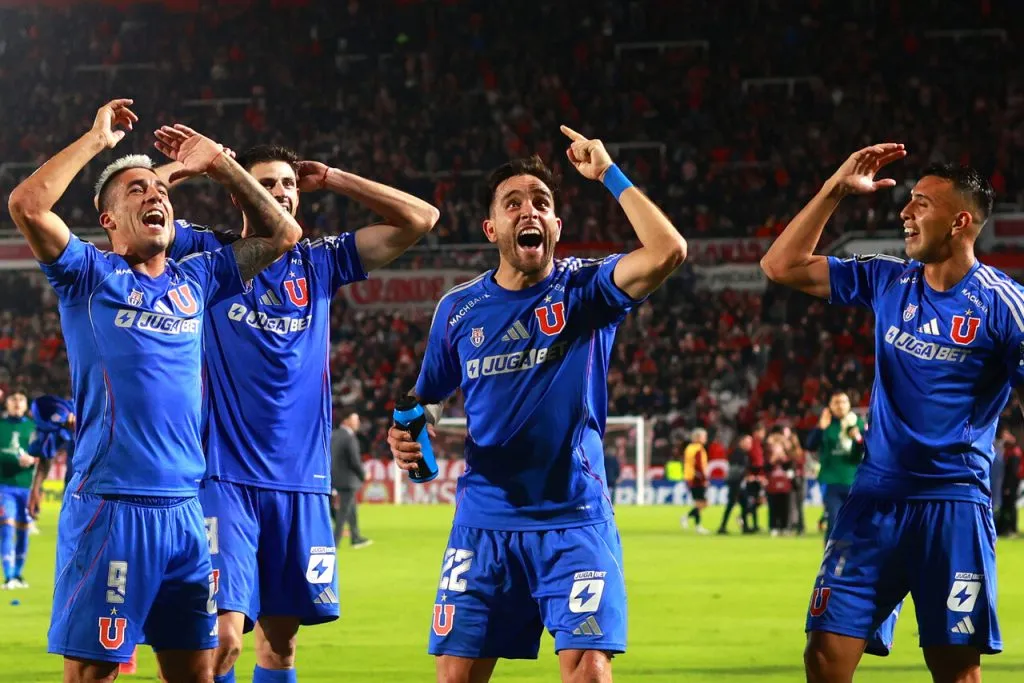 Zaldivia es pura felicidad en la U | Foto: Photosport