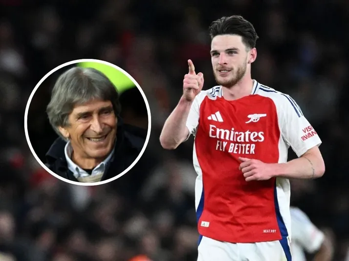 Manuel Pellegrini saca pecho tras el doblete de Declan Rice