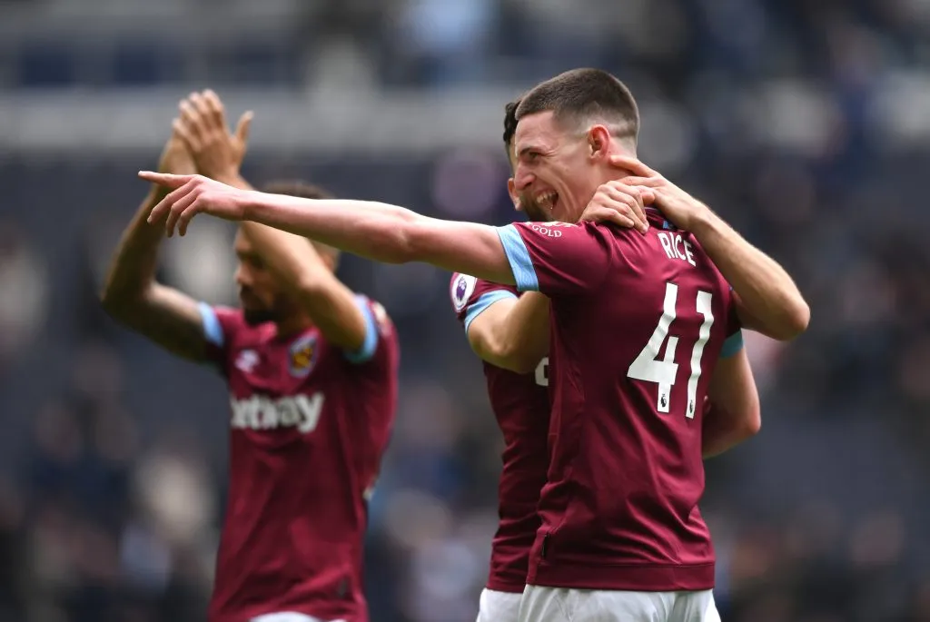 Declan Rice en la época que era dirigido por Manuel Pellegrini en West Ham United. (Foto: Shaun Botterill/Getty Images)