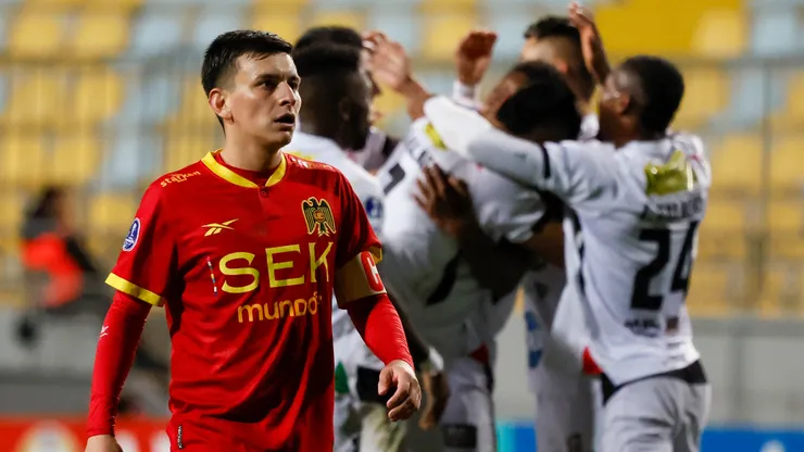 Unión Española tiene un mal resultado por la fecha 2 de la Copa Sudamericana 2025. (Foto: Photosport)