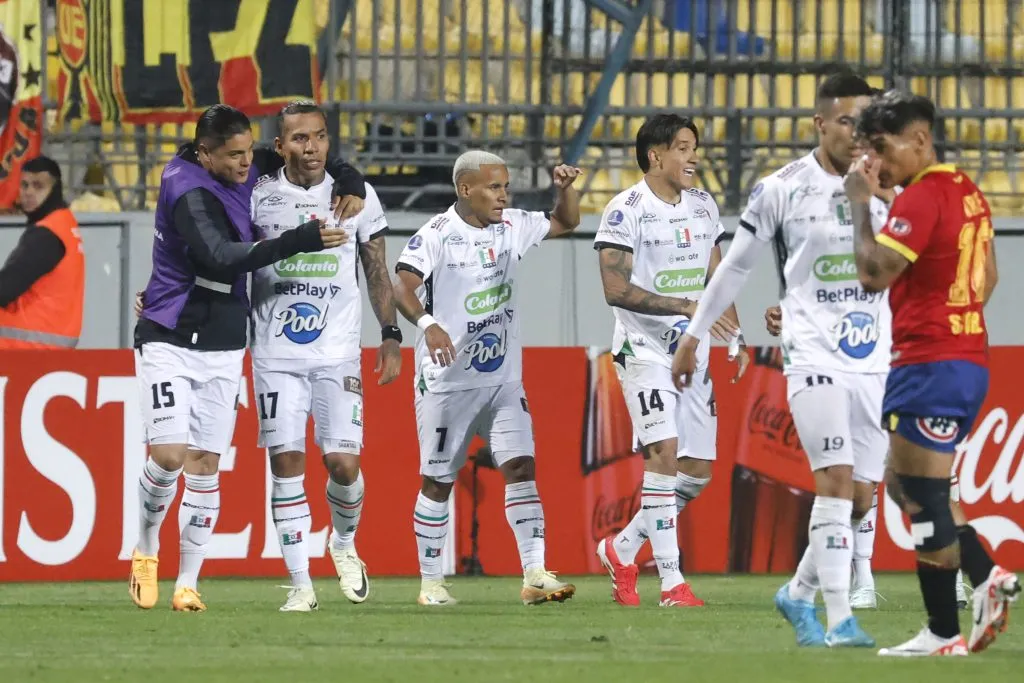 Unión Española pierde ante Once Caldas por la Copa Sudamericana. (Foto: Photosport)