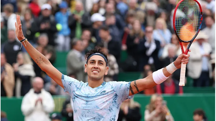Alejandro Tabilo quedó eliminado en octavos de final del Masters 1000 de Montecarlo (Getty Images)