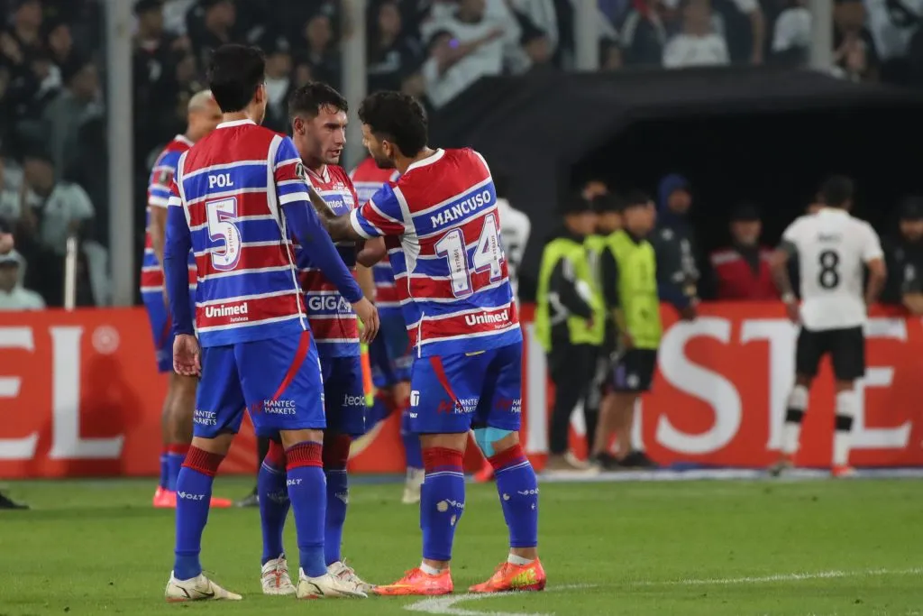 Futbol, Colo Colo vs Fortaleza.
Fase de grupos, Copa Libertadores 2025.
Jugadores de Fortaleza son fotografiados durante el partido de copa libertadores por el grupo E contra Colo Colo disputado en el estadio Monumental en Santiago, Chile.
10/04/2024
Jonnathan Oyarzun/Photosport

Football, Colo Colo vs Fortaleza.
Group stage, Copa Libertadores 2025.
Fortaleza’s players are pictured during the copa libertadores match for group E against Colo Colo at the Monumental stadium in Santiago, Chile.
10/04/2024
Jonnathan Oyarzun/Photosport