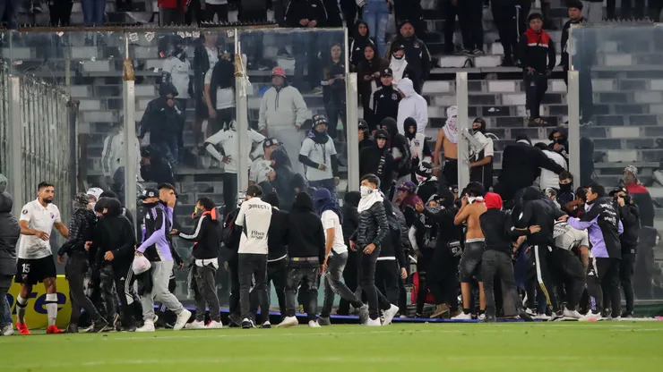 Imágenes del triste suceso ocurrido este jueves en el Estadio Monumental (Foto: Photosport)