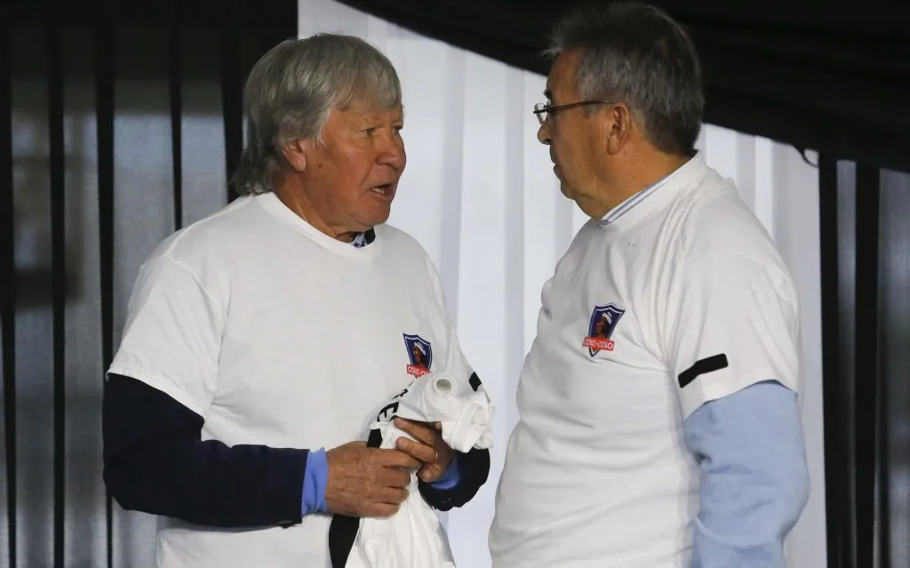 Leonel Herrera estuvo en el estadio Monumental presenciando el encuentro de Colo Colo ante Fortaleza. (Foto: Photosport)