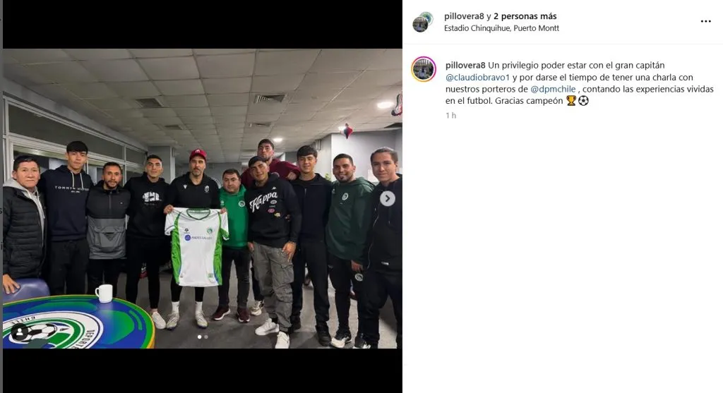 Jaime Vera compartió con Claudio Bravo.