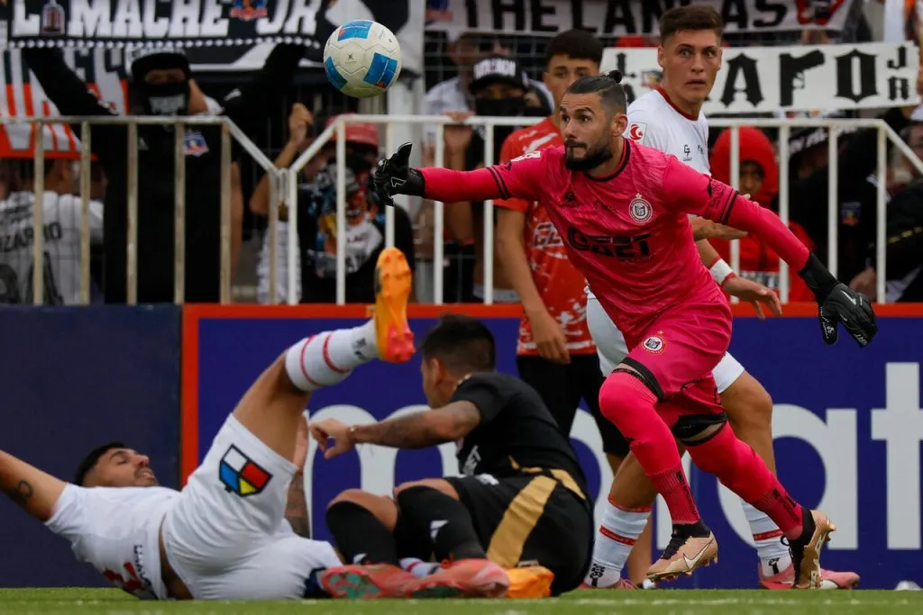 Paulo Garcés detenido en Quillota. | Foto: Photosport