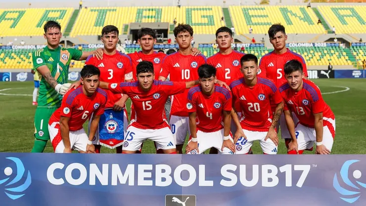 La Roja se mide ante Venezuela en Cartagena en la definición del tercer lugar del Sudamericano Sub-17. (Foto: Federación de Fútbol de Chile)