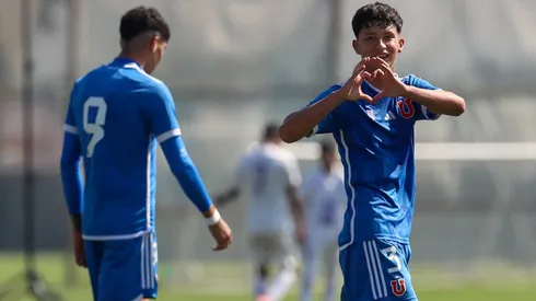 Fernando González anotó para la categoría sub-20 de Universidad de Chile.