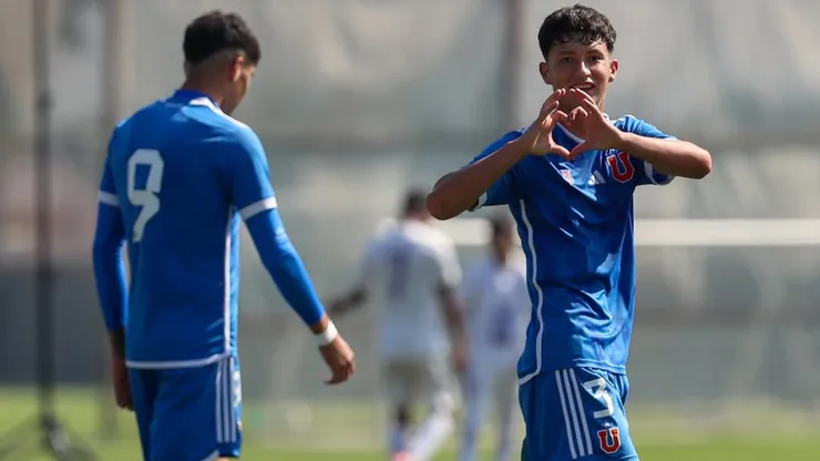 Fernando González anotó para la categoría sub-20 de Universidad de Chile.