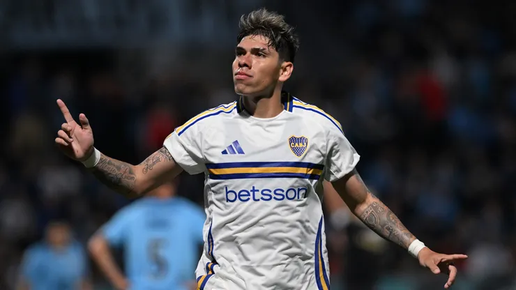 Carlos Palacios anoto´en el 3-1 de Boca Juniors frente a Belgrano. (Foto: Getty)