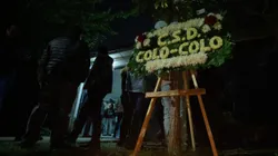 Figura de Colo Colo se hizo presente en el velorio de uno de los hinchas que perdieron la vida en las afueras del Estadio Monumental.