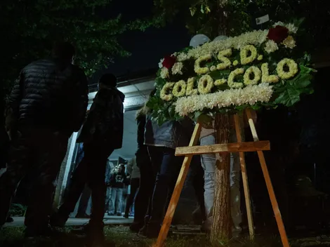 Figura de Colo Colo se hizo presente en velorio de una de las víctimas