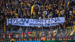 Los hinchas de The Strongest enviaron mensaje de apoyo a los fallecidos de Colo Colo.