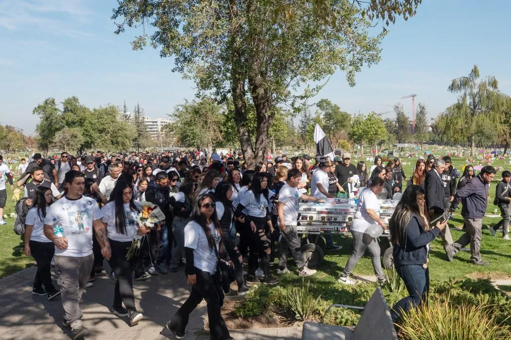 Se realizaron los funerales de Mylan Liempi, uno de los hinchas de Colo Colo fallecido previo al partido de la Libertadores | FOTO: Luis Hidalgo/Photosport