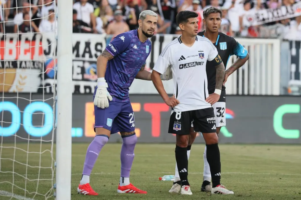 Colo Colo se volverá a medir con Racing luego del amistoso que disputaron a inicios de temporada en el Estadio Monumental, con triunfo por 3-0 para el equipo argentino. (Foto: Dragomir Yankovic/Photosport)