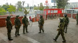 Carabineros realizó un recorrido por los exteriores del Estadio Monumental.