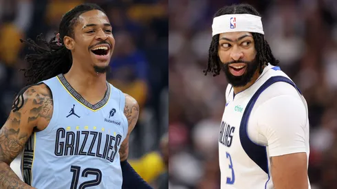 Ja Morant y Antonhy Davis se verán las caras para definir al último clasificado del Oeste a los playoff. (Foto: Getty)