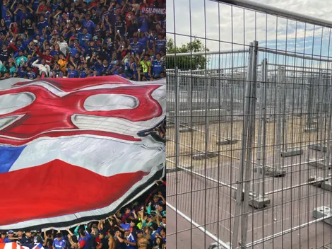 ¡Un laberinto de rejas! La extrema seguridad en el duelo entre la U y La Serena