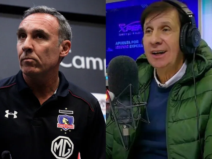 Espina y Bambino Pons interrumpen transmisión para saludar a Colo Colo