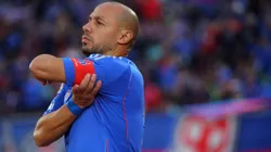 Marcelo Díaz le explicó a la prensa oficial de la Copa Libertadores 2025 qué significa Universidad de Chile para él.