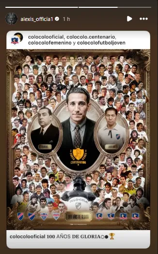 El “saludo” de Alexis Sánchez a Colo Colo.