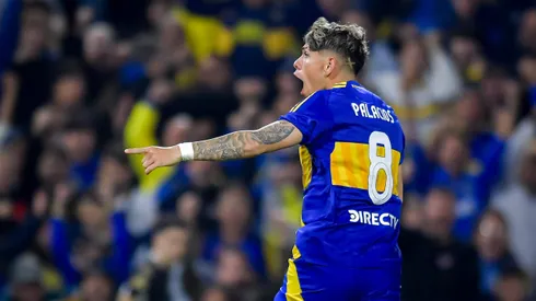 Carlos Palacios convirtió su tercer gol con la camiseta de Boca Juniors.
