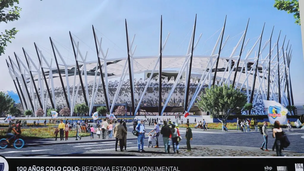 Imágenes de cómo luciría el nuevo Estadio Monumental 
(Foto: Javier Torres)